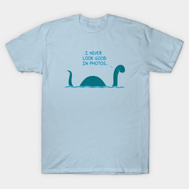 Monster Issues - Nessie T-Shirt by HandsOffMyDinosaur